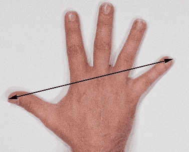 A handspan