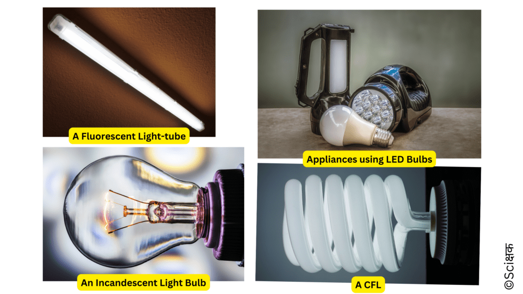 Different kinds of lighting devices